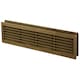 image 1 of Patina 120x440mm Internal Door Plastic Ventilation Grille Air Vent Collar | Brown | Patina