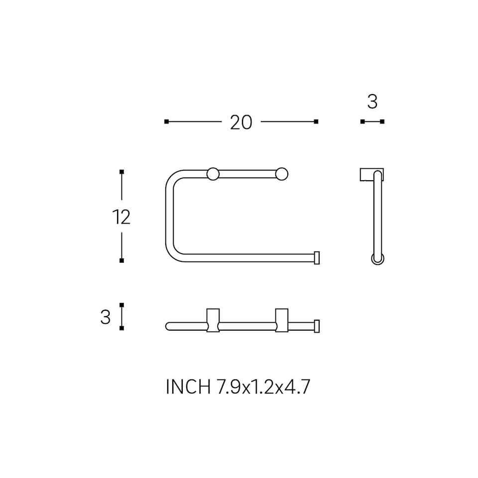 image 1 of COSMIC Towel ring, Brushed gold PVD, LOGIC Collection