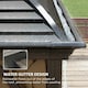 image 6 of Outsunny 3 x 4m Hardtop Gazebo Aluminium Garden Pavilion Brown