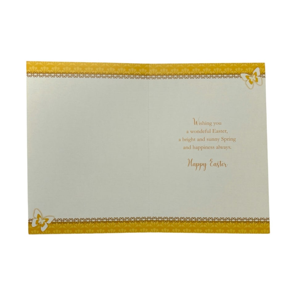 image 1 of To A Special Godmother White Daffodil Flowers Design Easter Card