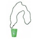 image 1 of Unique Party Shot Glass St Patricks Day Necklace - Green - One Size | Green | One Size