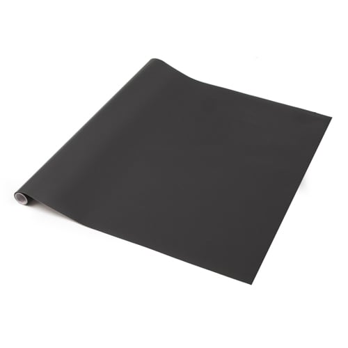 Sticky Back Plastic Matt Anthracite Grey Plain Kitchen Self-adhesive Vinyl Wrap for Cupboards, Doors and Furniture 67.5cm x 1m - d-c-fix