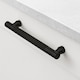 image 5 of Pushka Home Solid Brass Knurled Bar Handle 632mm - Black