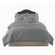 image 1 of Luxury Embroidered Duvet Cover Set Bedding with Matching Accessories | Silver | King