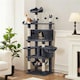 image 2 of Yaheetech 170 cm Multi-Level Cat Play House Dark Grey