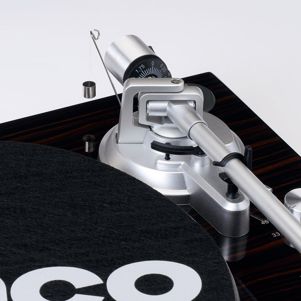 image 1 of LENCO LBT-188WA - Turntable with Bluetooth transmission, dark brown