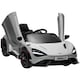 image 1 of AIYAPLAY McLaren 765LT Licensed Electric Car for Kids with Butterfly Doors, 12V Kids' Electric Ride on with Remote Control, Transport Wheels, LED Lights, MP3 Music, Horn, for 3-6 Years, Grey