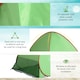 image 5 of Outsunny 2-3 Person Pop up Tent Instant Camping Tent Sun Shade Shelter