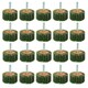 image 1 of 60 Grit 50mm Flap Wheel Disc Abrasive Sanding Pads For Drills 6mm Shank 20pc