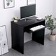 image 2 of Computer Desk PC Laptop Table Home Office Study Workstation | Black
