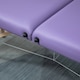 image 9 of HOMCOM Portable Massage Bed, Folding Spa Beauty Massage Table with 2 Sections, Carry Bag and Wooden Frame, Purple