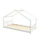 image 2 of Jinsen Single Cottage Bed - Wood - L200 x W95 x H129 cm - White