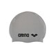 image 1 of Arena Unisex Adult Classic Silicone Swim Cap - Silver/Black - One Size