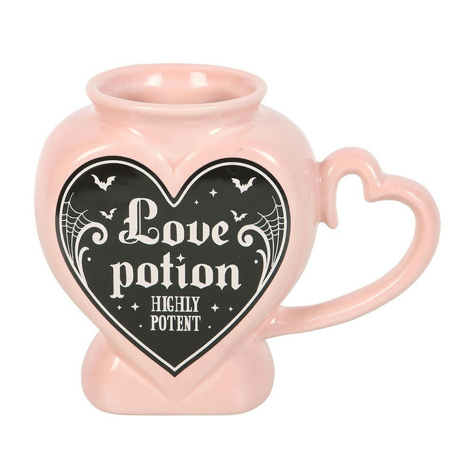 image 1 of Love Potion Shaped Mug Pink