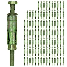 M6 6mm x 75mm Expansion Rawl Bolt for Masonry Sleeve Anchors Fastener 80pk