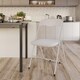 image 3 of 4-Pc Folding Chair Set with Cushioned Velvet Seat and Back | Cream | 4