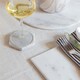 image 7 of Argon Tableware Round Marble Placemats - 30cm - White - Pack of 6 | White | White