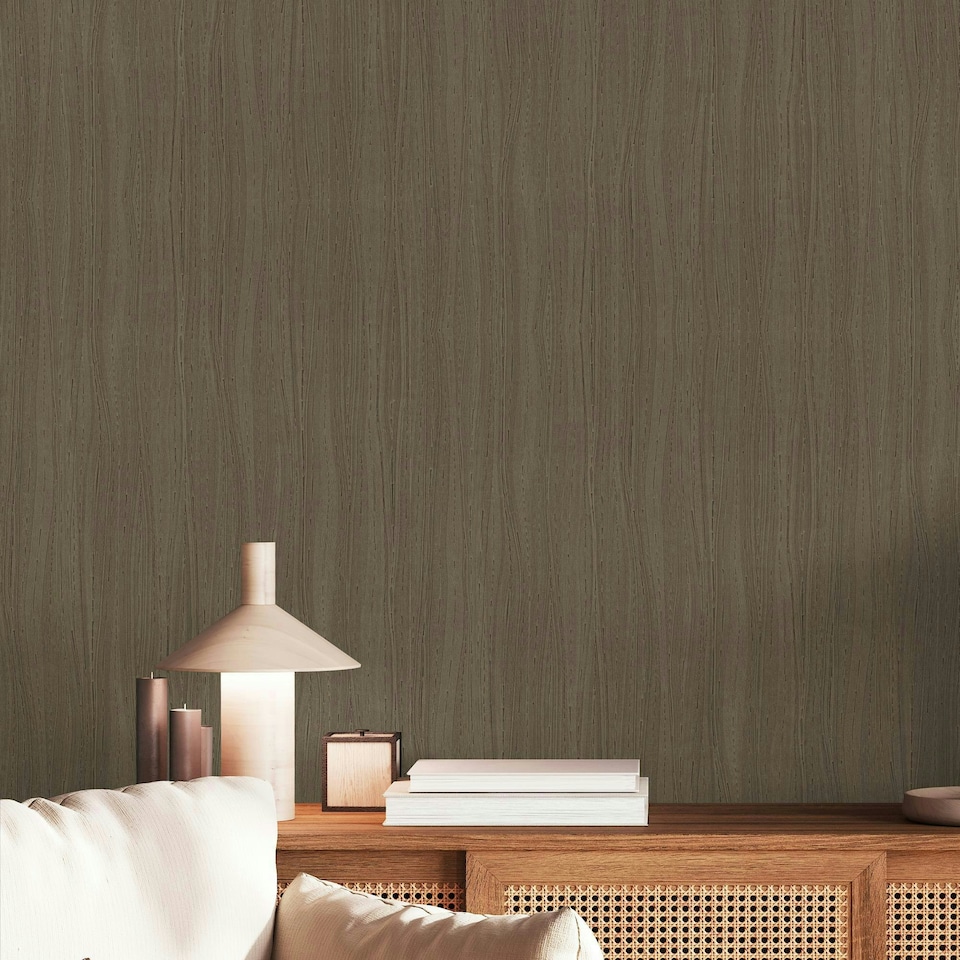 image 1 of Boutique Flow Texture Bronze Wallpaper Bronze | Metallic