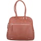 image 4 of London Leathergoods Womens Large Premium Soft Leather Travel / Work Hand Bag / Shoulder Bag | Brown | Tan