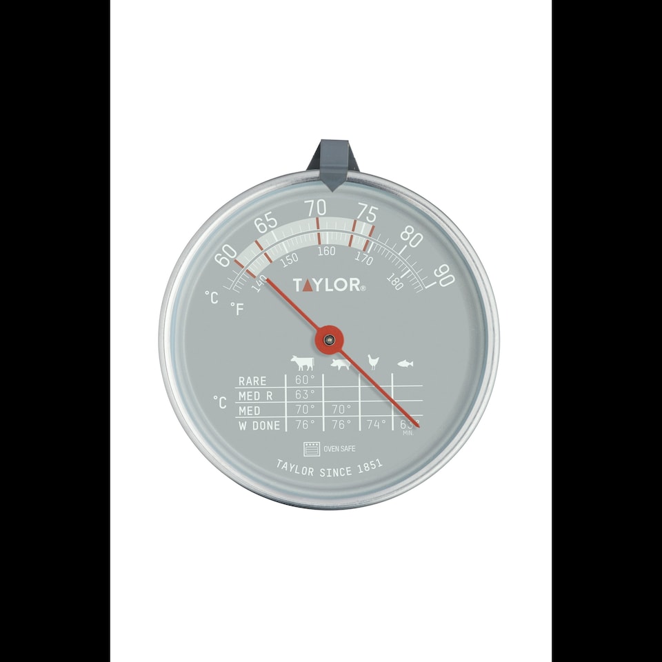 image 1 of Taylor Leave-In Meat Thermometer Stainless Steel