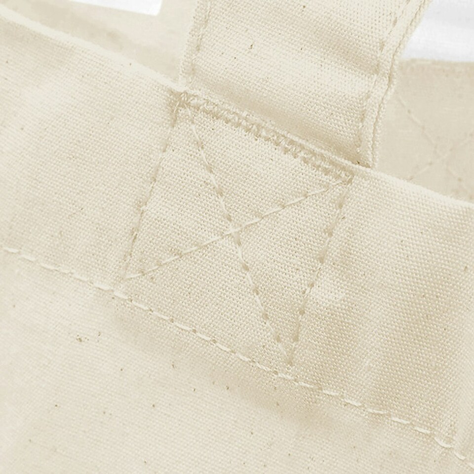 image 1 of Westford Mill Premium Cotton Maxi Tote Bag - Natural - One Size (UTBC4051) Cream