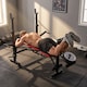 image 9 of HOMCOM Multi-Function Adjustable Weight Training Bench Gym Fitness Lifting