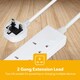image 4 of GEEPAS 2 Gang Extension Lead, 2M Cable