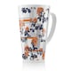 image 1 of Geometric Lines & Flowers Latte Mug