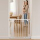 image 7 of Safetots Elite Pressure Safety Gate, 125cm - 134cm, Matt White, Pressure Fit Stair Gate | White