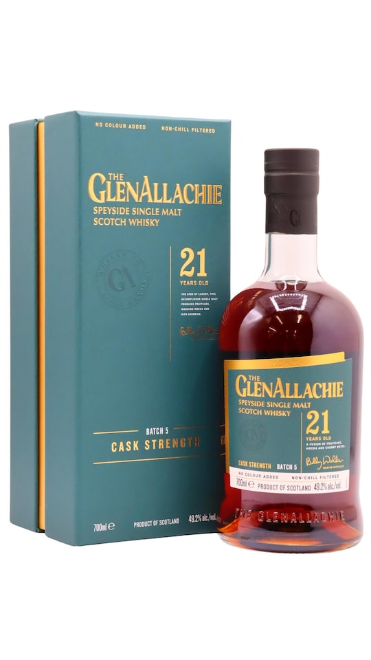 GlenAllachie - Cask Strength Batch No. 5 21 year old Whisky