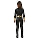 image 3 of Avengers Assemble Girls Black Widow Costume - Black/Gold - 7-8 Years Black | 7