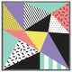 image 4 of Retro themed geometrics (Picture Frame) Brown | Oak | S