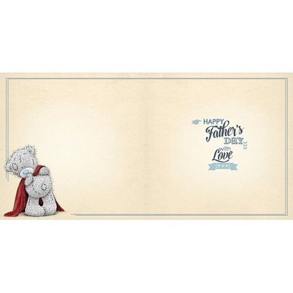 image 1 of Super Dad Me to You Bear Father's Day Card