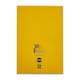 image 4 of Pack of 10 Rhino A4 48 Page Yellow with Pink Tinted Paper 8mm Lined with Margin Exercise Books