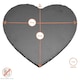 image 3 of Argon Tableware Heart Slate Placemats - 25cm - Pack of 24
