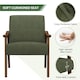 image 5 of Yaheetech Mid-Century Modern Corduroy Fabric Armchair