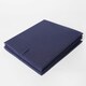 image 4 of OHS 2 x Plain Folding Storage Cube Boxes, 27x27cm - Navy Blue