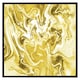 image 2 of Golden swirled marble (Picture Frame) Brown | XS