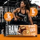 image 5 of Warrior RAW Protein Bars 12 x 75g – 20g High Protein Bar, Low Sugar High Fibre Oat Protein Flapjack – Protein Snacks, Meal Replacement Bars (Chocolate Peanut Butter)