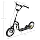 image 7 of HOMCOM Kids Stunt Scooter with 12" Rubber Tyres, Adjustable Handlebar, Black