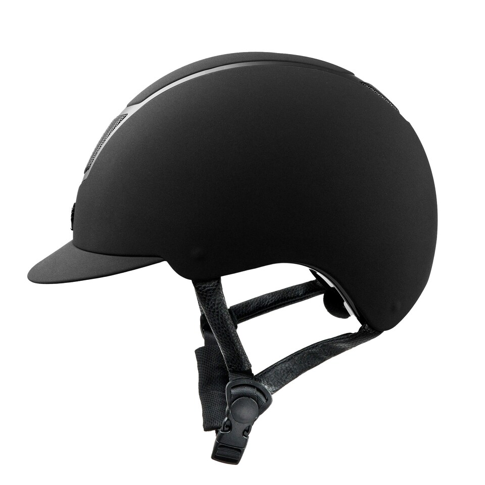 image 1 of Karben Unisex Adult Elena Fixed Peak Riding Hat - Black - 53cm - 55cm