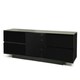 image 7 of Centurion Supports AVITUS ULTRA Remote Friendly BeamThru Gloss Black with 4-Black Drawers 32"-65" Flat Screen TV Cabinet Black
