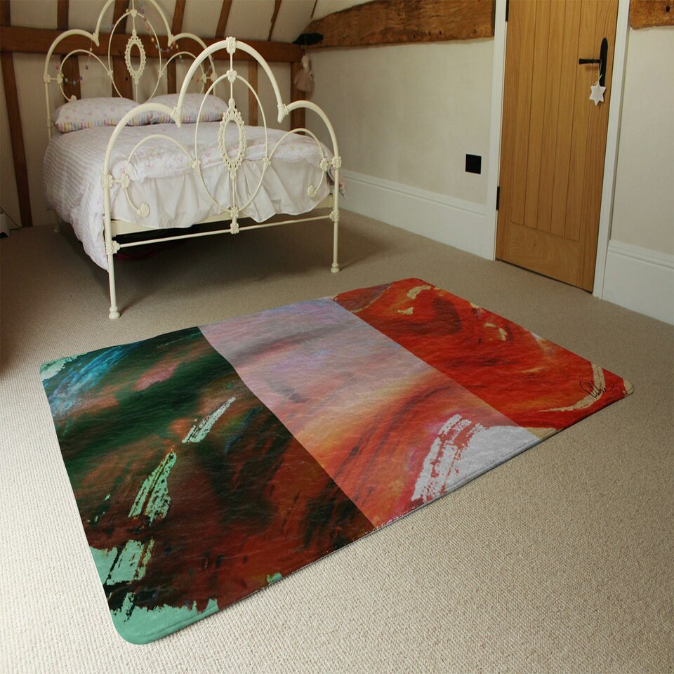 image 1 of Irish Flag (Rug) Multi | Small: 60x110cm