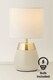 image 4 of ValueLights Hurst Cream Touch Touch Table Lamp with Drum Shade | Cream