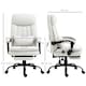 image 3 of Vinsetto Office Chair, Ergonomic Desk Chair with 6-Point Vibration Massage and Lumbar Heating, Computer Chair with Lumbar Support Pillow, 155 Reclining Back and Footrest, Cream White