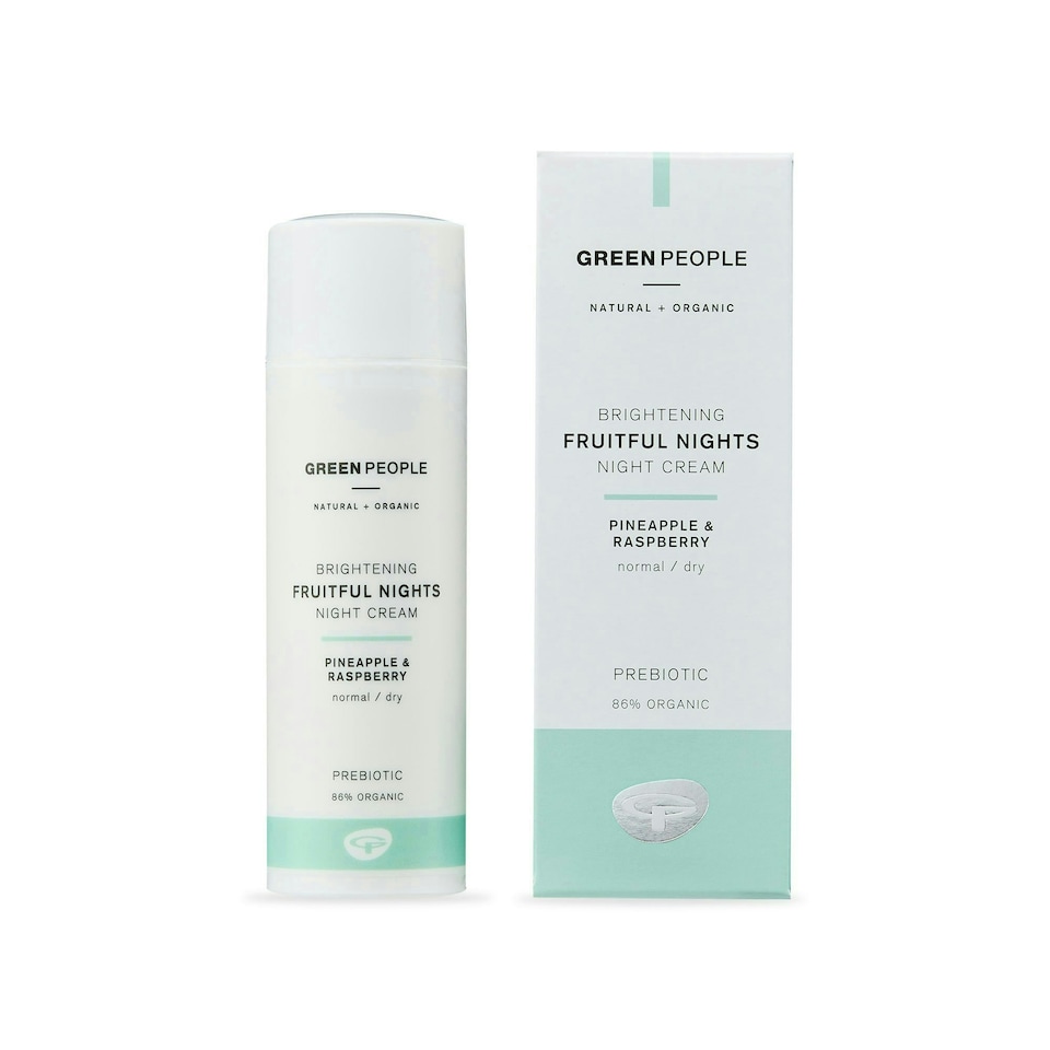 image 1 of Green People Fruitful Nights Night Cream - With Rosehip for Dry, Normal & Combination Skin - Paraben & Alcohol Free - Cruelty Free & Vegan, 50ml