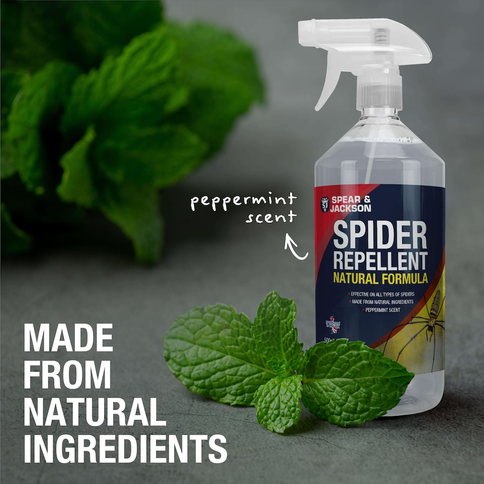 image 1 of Spear & Jackson Spider Repellent - Peppermint Scent 500ml