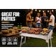 image 9 of Portable Charcoal BBQ Grill Folding Stainless Steel Barbecue Camping Festival