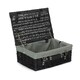 image 5 of 36cm Empty Willow Wicker Picnic Basket with Lining | White | White | One Size