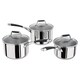 image 1 of Stellar 5000 Induction Flow 3 Piece Saucepan Set